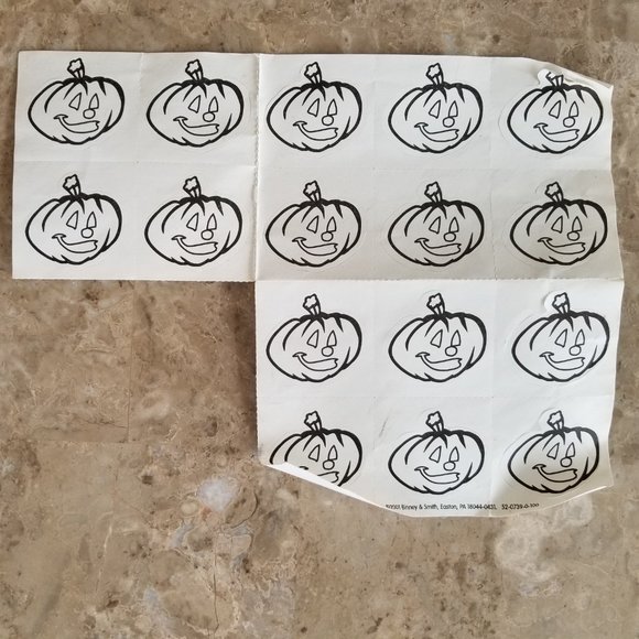 Bundle: Halloween BK Bucket Pail and Crayon Treats with Pumpkin Stickers - Picture 7 of 14